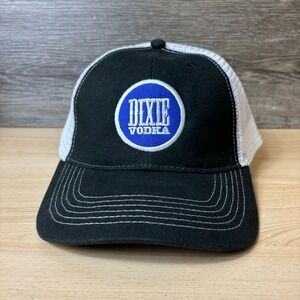 Dixie Vodka Hat Cap‎ Snap Back Black Logo One Size Adjustable